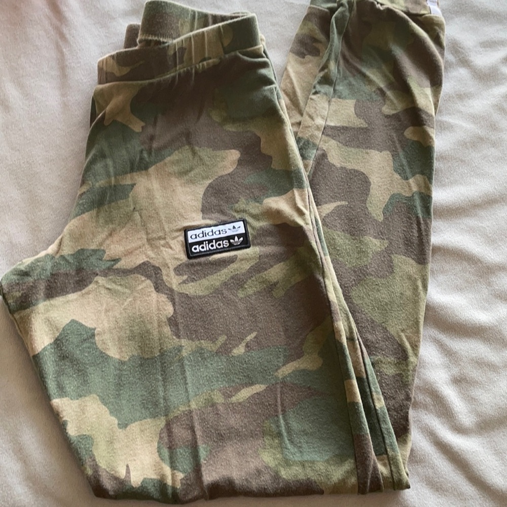 Adidas camo knit leggings